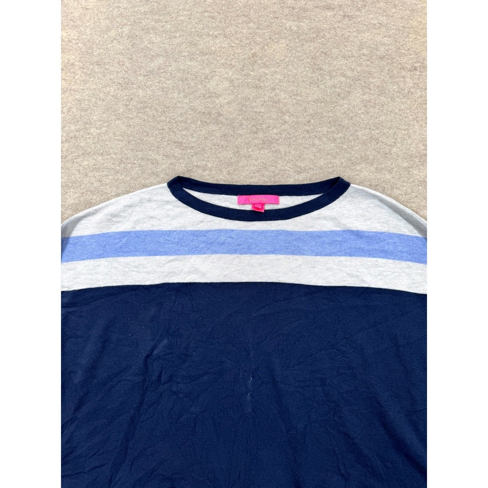 Lilly Pulitzer Elba Coolmax Sweater Womens Small Multicolor Colorblock Cotton - Picture 2 of 16